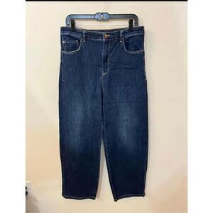 Pilcro The Column Straight Jeans Medium Dark Wash 31